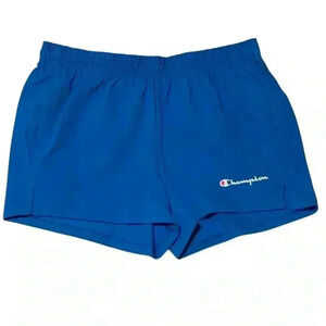 Champion Shorts Women's Medium Blue Pull-On Athleticwear Gym Workout Fitness NWT